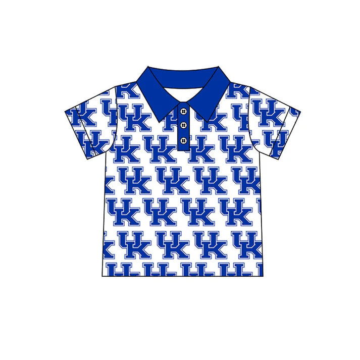 Preorder(moq 5)Baby Boys UK Team Short Sleeve Tee Pullovers Polo Shirts Tops 7.22