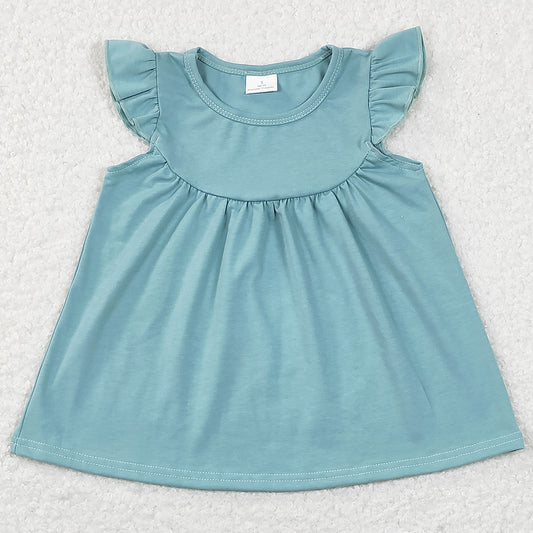 Solid Color Baby Girls Tops GT0460