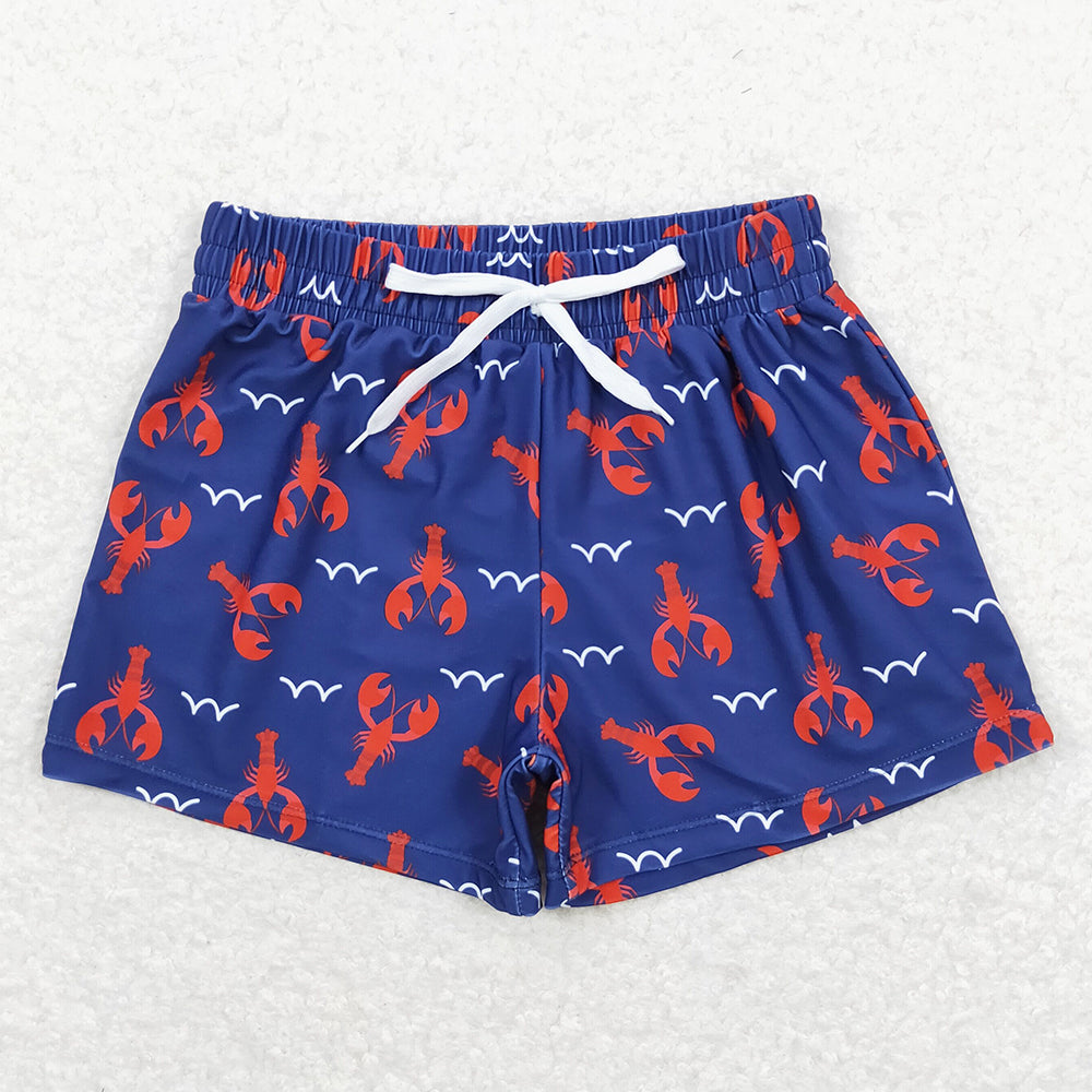 Baby Boys Trunks Summer Crawfish Swim Trunks Swimsuits Swimwear S0270