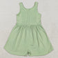 Baby Girls Jumpsuits Light Green Sleeveless Yoga Jumpsuits SR3021 5.23