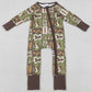 Baby Boys Rompers Camo Ducks Checked Hunting Two Way Zip Convertible Rompers LR2949 1.2