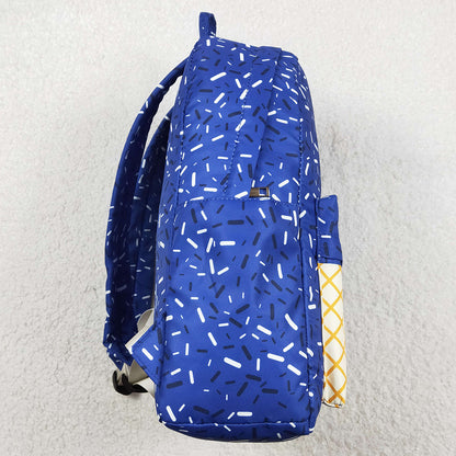Baby Kids Backpacks Hot Blue Drip Sprinkles Team Zipper School Back Bags BA0340 11.22