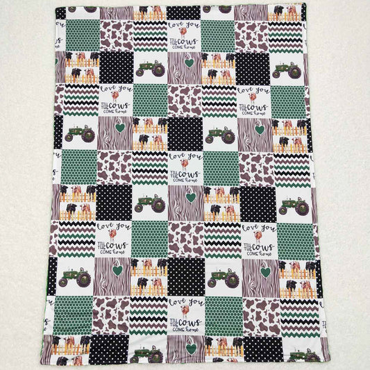 Boutique Baby Kids Blankets Farm Tractors Blankets BL0096