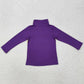 Baby Boys T-shirts Mardi Gras Purple Zip Tee Shirts Tops BT1130