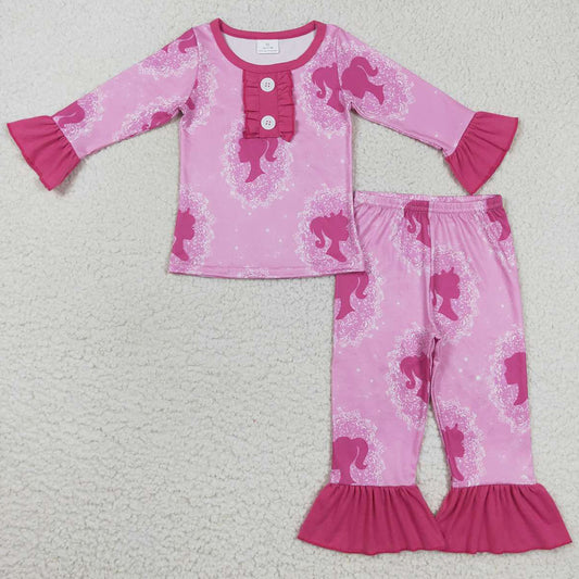 Boutique Girls Pajamas Long Sleeve Nightwear Sets GLP0646