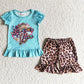 Toddler Girls Clothes Summer Kids Outfits Short Sleeve Ruffle Shorts Set B12-30 5.15