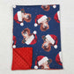 Baby Kids Blankets Christmas Western Highland Cows Hats Minky Blankets BL0088 10.14