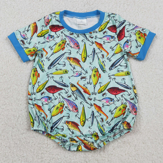 Baby Boys Rompers Short Sleeve Fishing Hunting Rompers SR3824