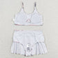 Baby Girls Swimsuits Summer Pink Camo Top Bottoms 2pcs Swimsuits S0285