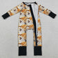 Baby Boys Rompers Ducks Hunting Two Way Zipper Convertible Rompers LR2986