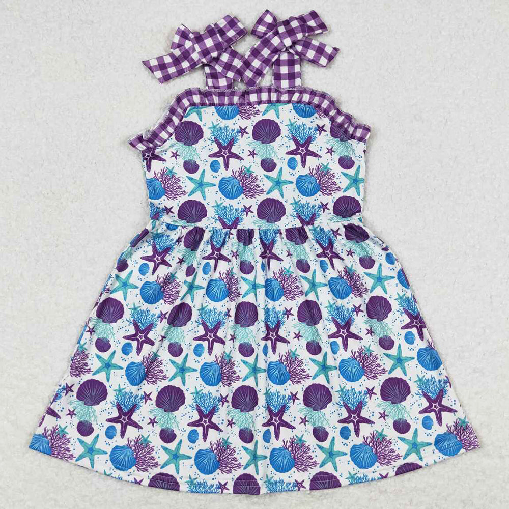 Fashion Baby Girls Dress Summer Knee Length Dresses GSD0913