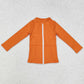 Baby Girls Clothes Orange Yoga Active Wear Jackets Pants 2pcs Clothes Sets GLP2117