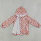 Baby Girls Clothes Long Sleeve Flowers Bows Pumpkins Fall Zip Pockets Hoodies Top GT1661