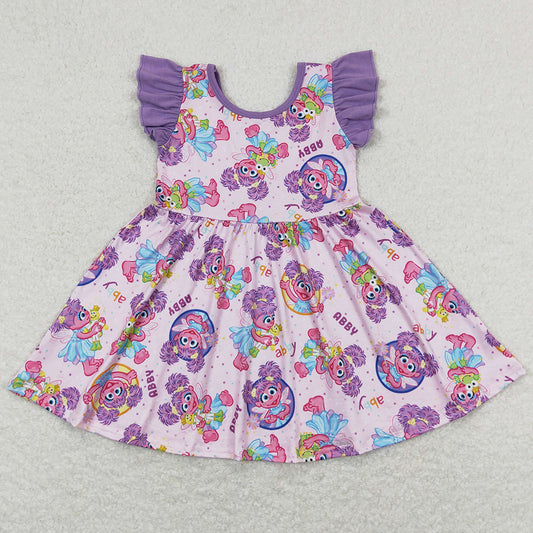 Baby Girls Dress Cartoon Cute Knee Length Dresses GSD0809