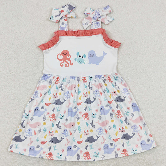 Summer Baby Girls Dress Knee Length Dresses GSD0915