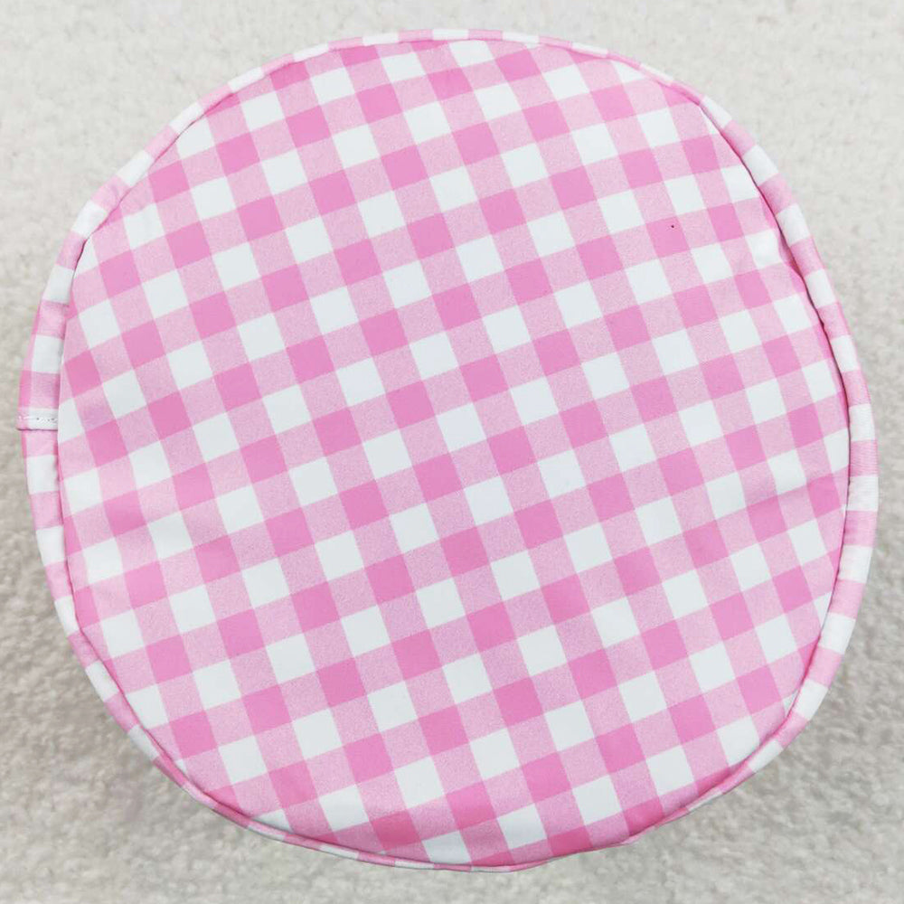 Baby Girls Bags Easter Pink Checkered Bunny Basket Bags BA0160