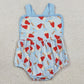 Baby Boys Rompers Strap Red Blue Popsicle 4th of July Rompers SR3923
