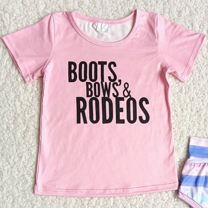 Kids Clothes Baby Girls Bummies Set Cute Summer Girls Boutique Bummies Outfit C4-20