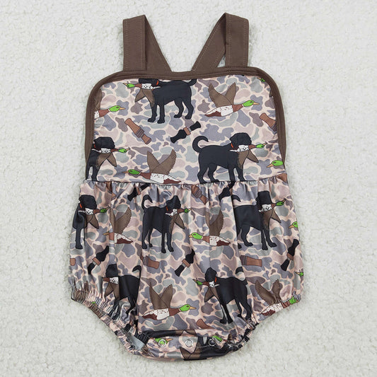 Baby Boys Rompers Strap Dog Ducks Camo Hunting Rompers SR3928