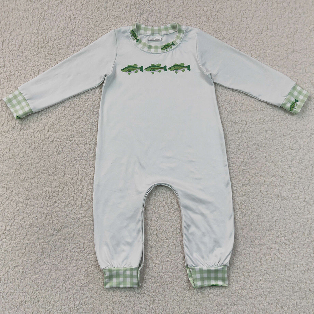 Baby Boys Rompers Long Sleeve Fishes Hunting Pant Rompers LR3006