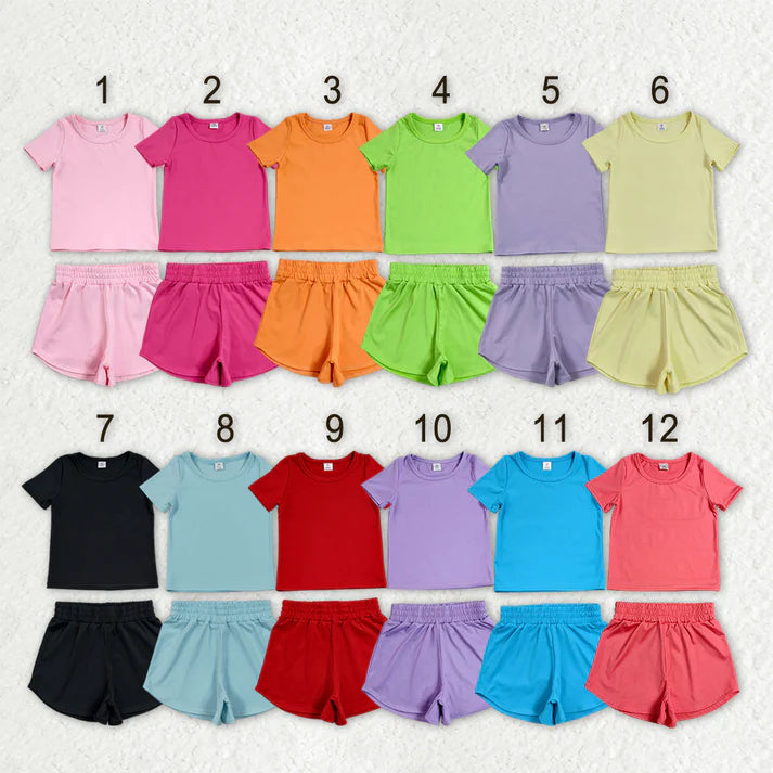 short sleeve shorts set