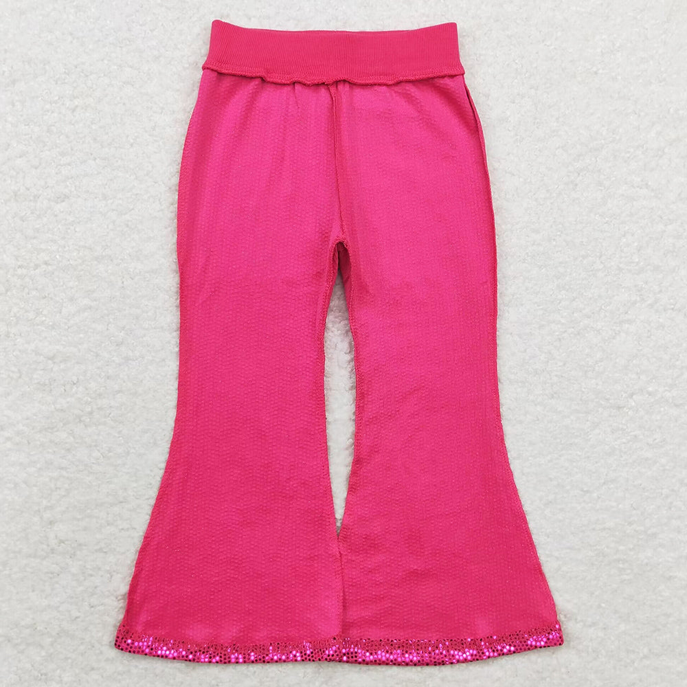 Baby Girls Pants Sequin Boutique Bell Bottom Pants P0499