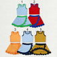 Sibling Baby Girls Sleeveless Vests Top Scallop Skirt Short Yoga Active Clothes Set