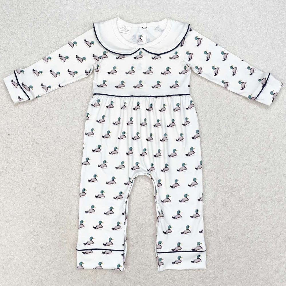 Baby Infant Boys Rompers Long Sleeve Ducks Rompers LR0943