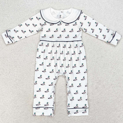 Baby Infant Boys Rompers Long Sleeve Ducks Rompers LR0943