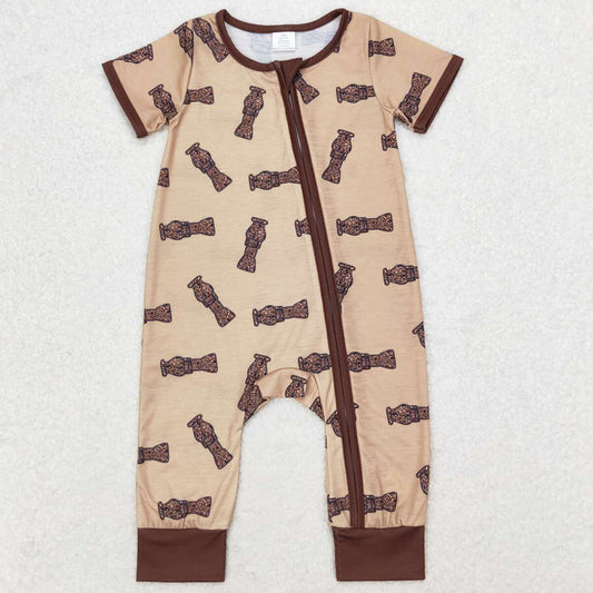 Baby Infant Boys Rompers Fall Camo Bamboo Zip Rompers SR1900