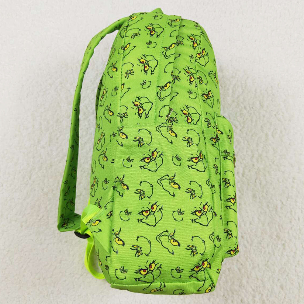 Baby Kids Children Backpacks Christmas Green Back Bags BA0119