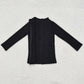 Baby Girls Clothes Tops Black Zip Pocket Yoga Active Wear Jackets GT0685