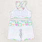 Baby Girls Swimsuits Pink Hearts Top Shorts Swimsuits S0373