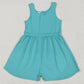 Baby Girls Jumpsuits Aqua Sleeveless Yoga Jumpsuits SR3023 5.27