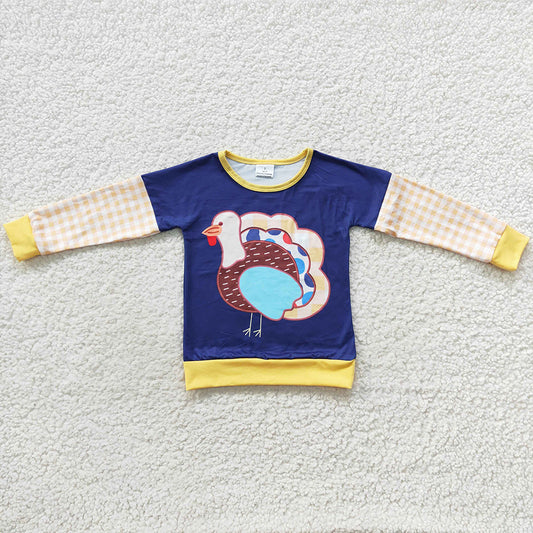 Boutique Kids Boys Clothes Top Shirts Thanksgiving T-shirt BT0244