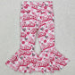 Baby Girls Jeans Pants Denim Bell Flare Pants P0294