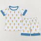 Baby Boys Pajamas Easter Carrot Rabbits Shirt Top Shorts Pajamas Sets BSSO0357