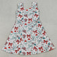 Baby Girls Dress Popsicle Flag Bows Yoga Active 4th of July Shorts Knee Length Dress GSD3750