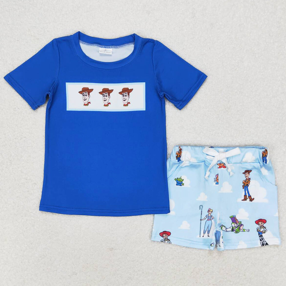 Baby Boys Clothes Short Sleeve Tee Shirts Tops Shorts Sets BSSO0892