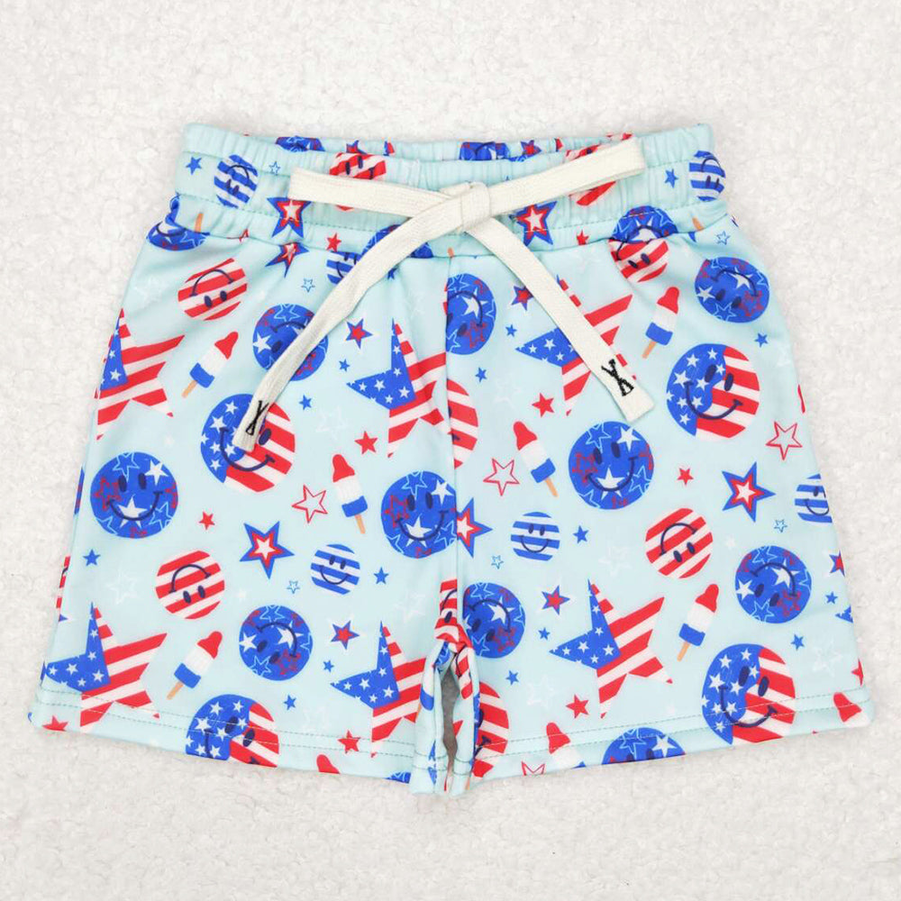 Baby Boys Trunks 4th Of July Stars Trunk Bottoms Swimsuits S0434