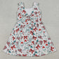 Baby Girls Dress Popsicle Flag Bows Yoga Active 4th of July Shorts Knee Length Dress GSD3750