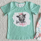 Boutique Baby Girls Clothes Set Flower Cow Print Toddler Girls Clothes Outfits C4-16