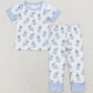 Easter Baby Kids Boys Pajamas Easter Bunny Short Sleeve Pants Pajamas Sets GSPO1095 BSPO0237