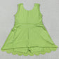 Baby Girls Dress Lime Green Sleeveless Yoga Knee Length Dresses GSD2374 6.5