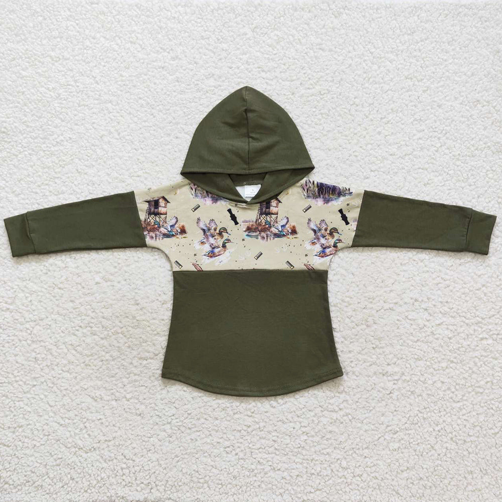 Baby Boys Clothes Hooded Long Sleeve Tops BT0317