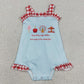 Baby Girls Rompers Strap Park Back Bows Ruffle Rompers SR3055
