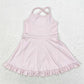 Boutique Baby Girls Swimsuits Knee Length Active Wear Dresses S0443