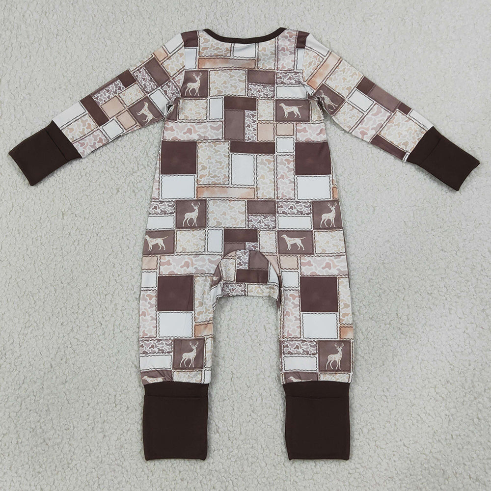 Baby Boys Rompers Ducks Dogs Deer Camo Hunting Rompers LR3118