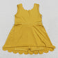 Baby Girls Dress Sleeveless Yoga Knee Length Dresses GSD2373 6.5