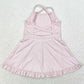 Boutique Baby Girls Swimsuits Knee Length Active Wear Dresses S0443